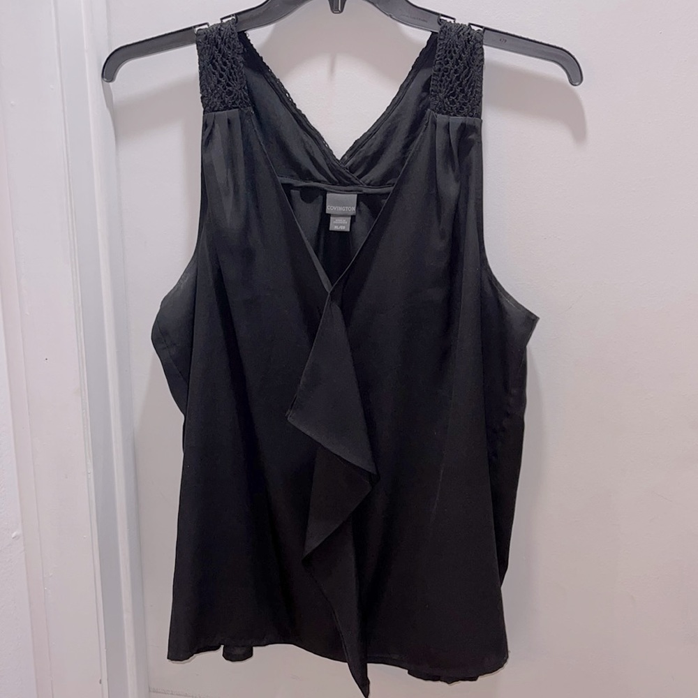Covington- Black Blouse